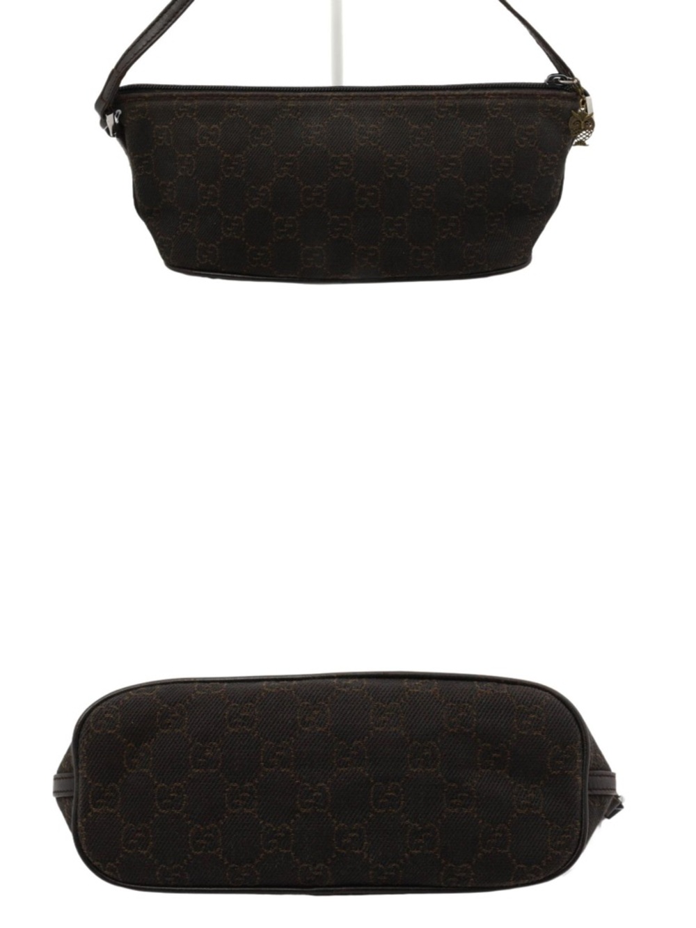 Gucci Black GG Canvas Pochette - Picture 3 of 5